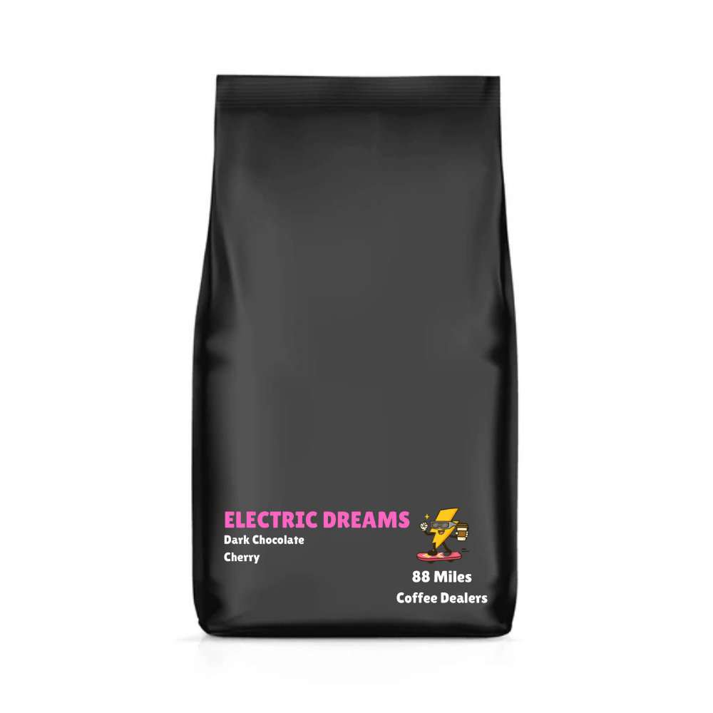 Electric Dreams Blend premium espresso coffee beans medium roast