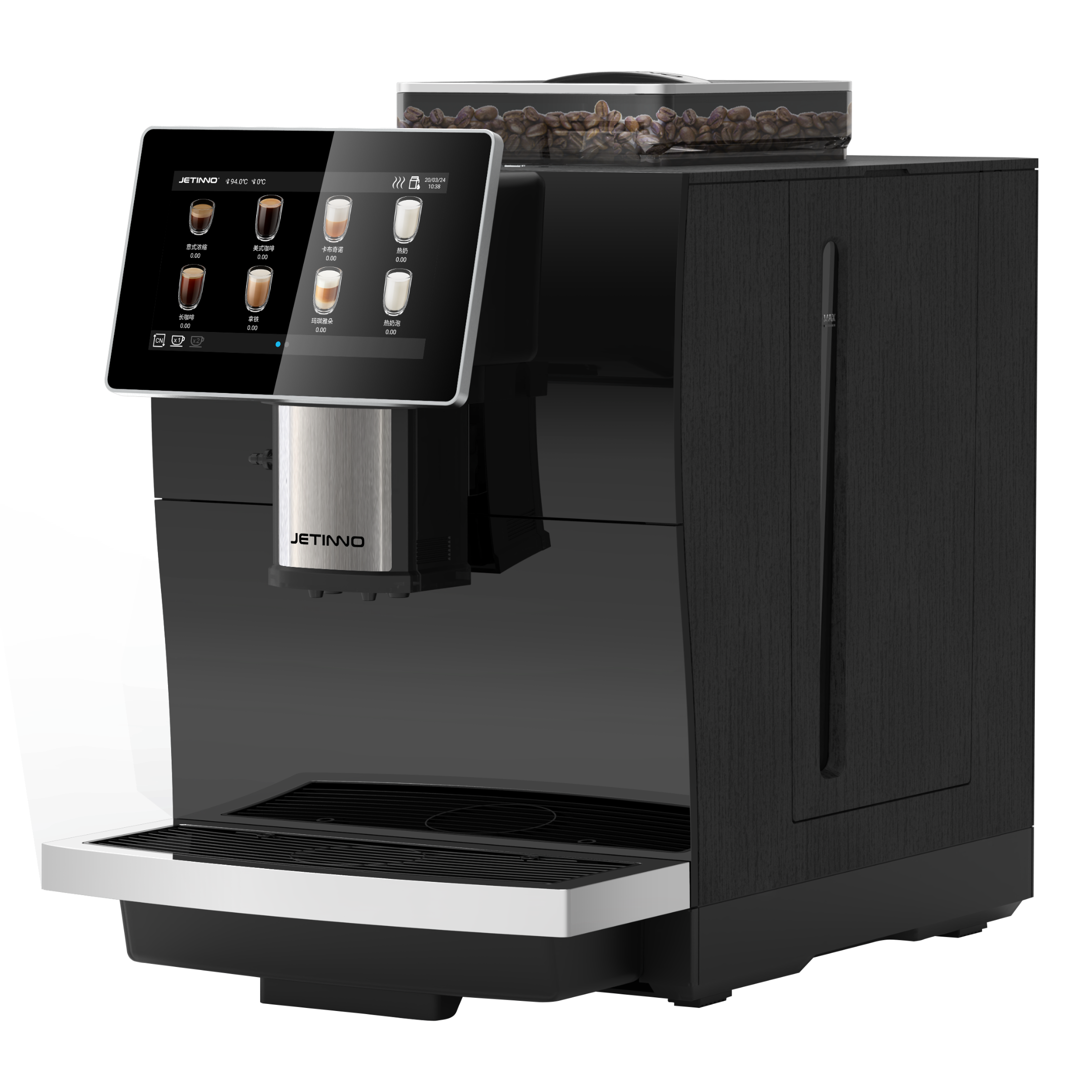 JL15 commercial coffee machine with fresh milk system