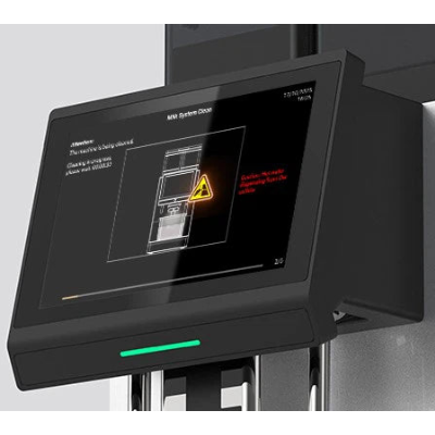 Premium commercial coffee machine touchscreen display